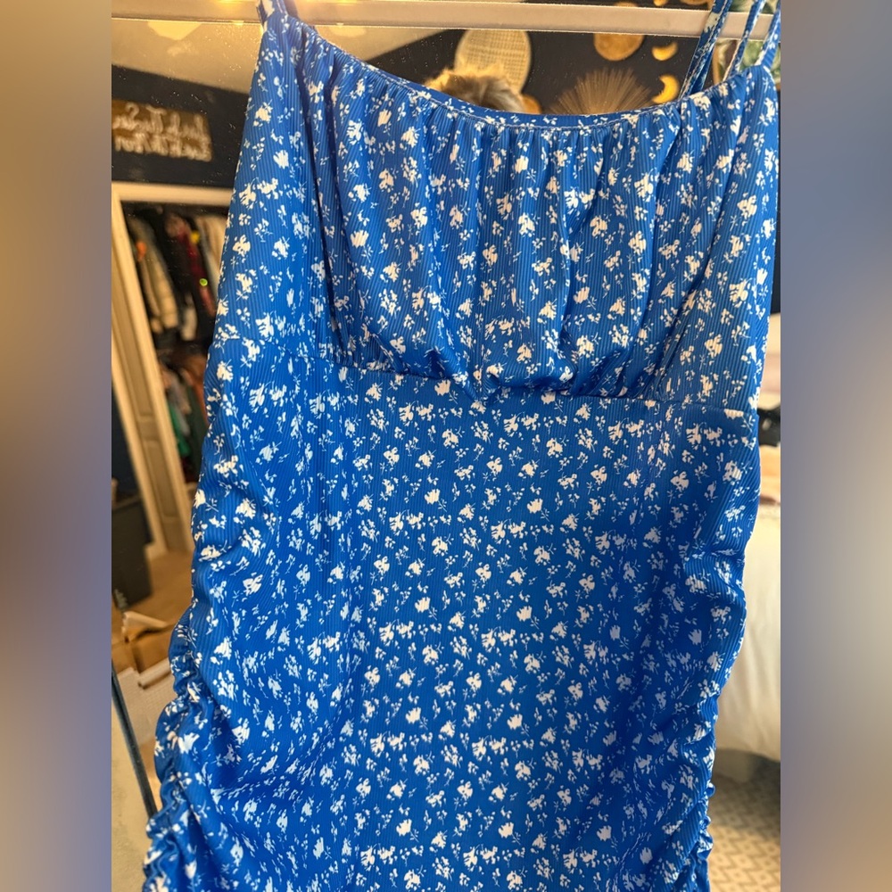 Blue Floral Dress